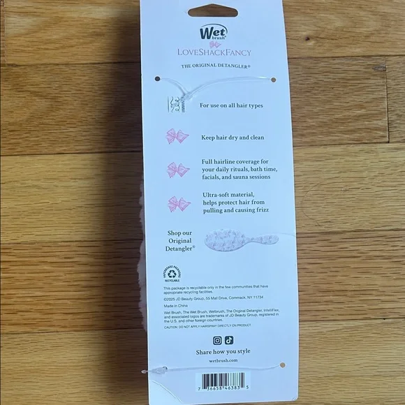 LoveShackFancy x Wet Brush Floral Headband - Picture 4 of 4